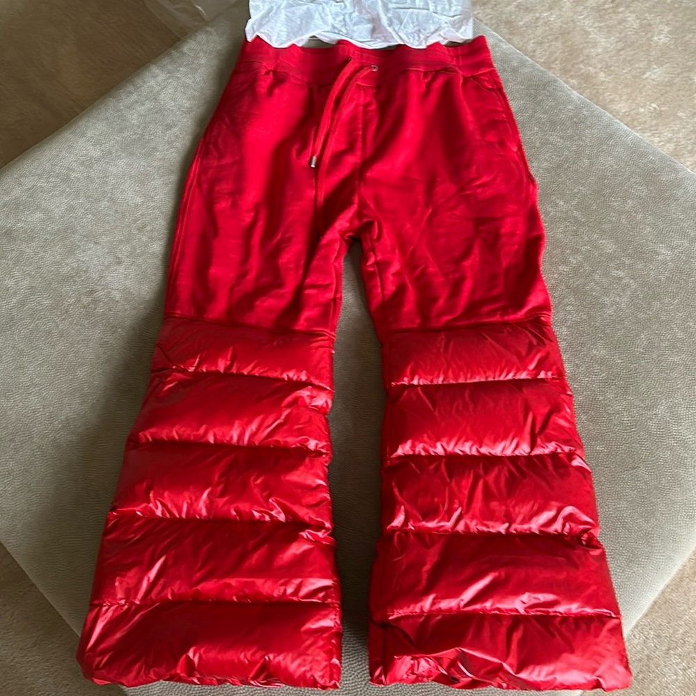 Telfar Puffy Sweats - Red - Size XL/2XL
